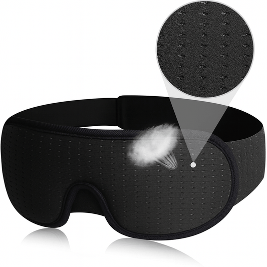 3D Sleep Eye Mask | Soft Padded Memory Foam Eyeshade