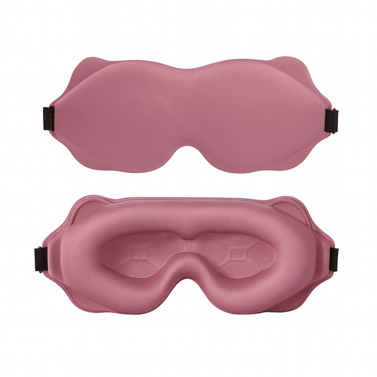 3D Sleeping Mask with Padded Light Blocking | Soft Ergonomic Eyeshade