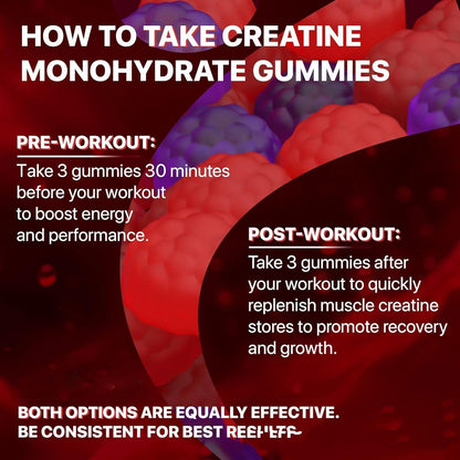 Creatine Gummies – Strength & Recovery in Every Chew
