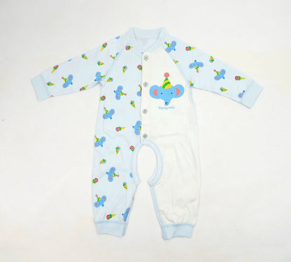 Children's Animal Long Sleeve Cut One-piece Romper