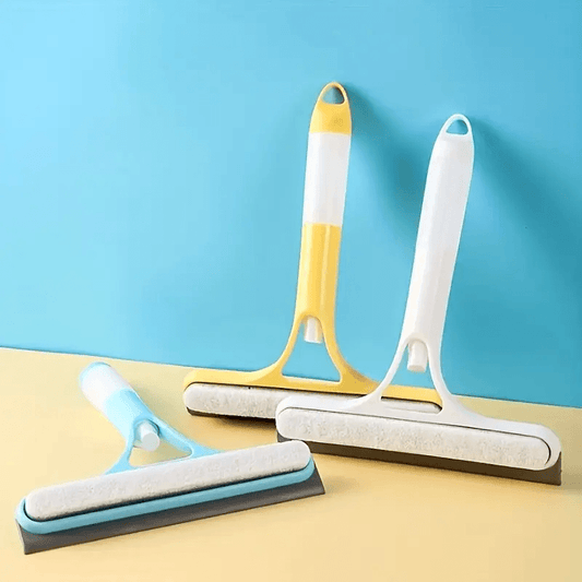 Raspador de Ventanas 3 en 1 – ¡Limpieza sin Rayas con Escurridor y Raspador!
