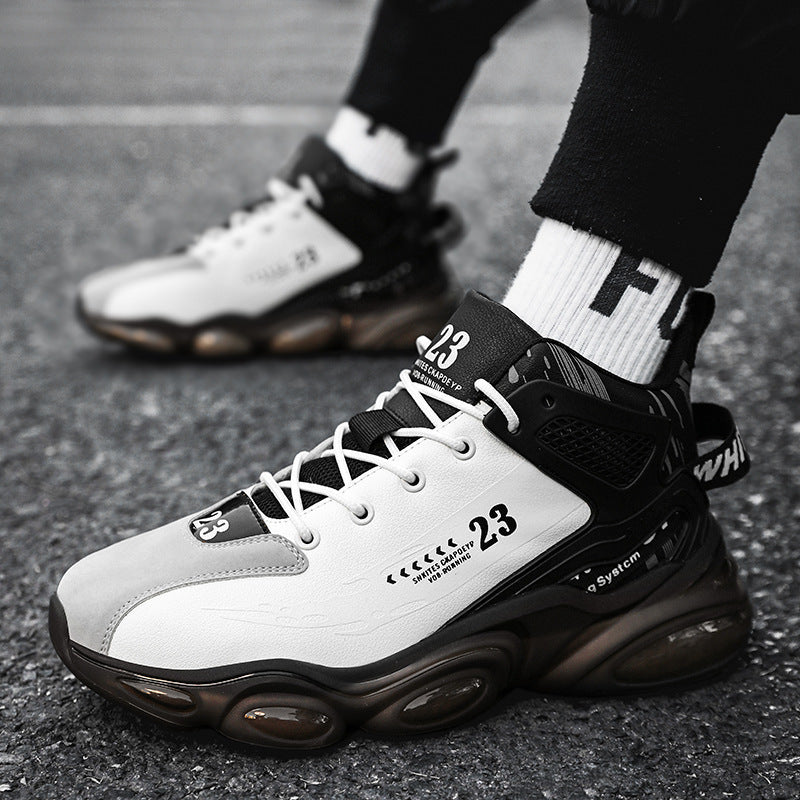 High-top Basketball Sneaker Men's Casual Platform