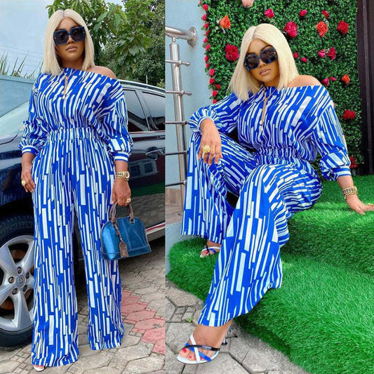Women's Plus Size Two-Piece Lounge Set