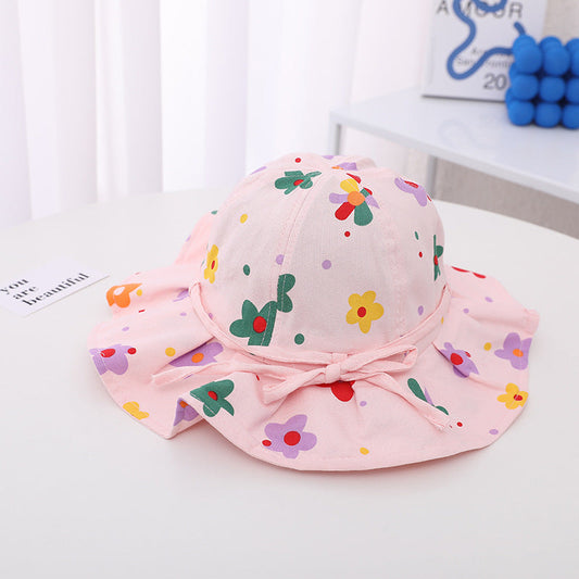Chapeau de Pêcheur Fille Protection Solaire Pare-Soleil