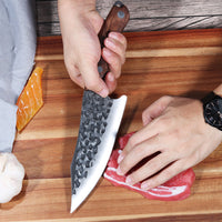 7 Inch Hand Forged Stainless Steel Kitchen Knife
