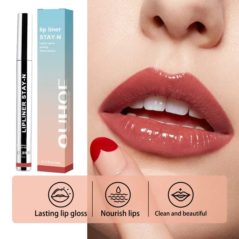 OUHOE Long-Lasting Lip Liner Stain-N