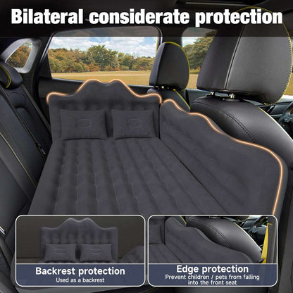 Thicken Backseat SUV/Car/Truck Air Mattress Air Bed Inflatable SUV Truck Mattress -24'' Width/Black