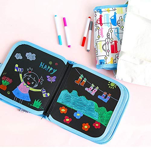 Tableau de dessin portable pour enfants, tableau de graffitis