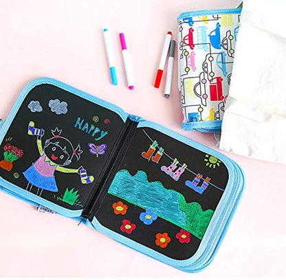 Tableau de dessin portable pour enfants, tableau de graffitis