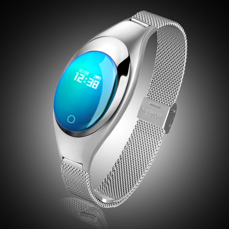 Pulsera inteligente de presión arterial y frecuencia cardíaca, compatible con WeChat Sports, podómetro, salud, oxígeno en sangre, pulsera inteligente para mujer