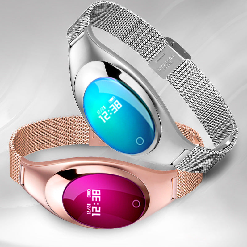 Pulsera inteligente de presión arterial y frecuencia cardíaca, compatible con WeChat Sports, podómetro, salud, oxígeno en sangre, pulsera inteligente para mujer