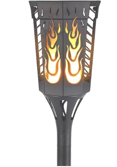 Lampe Torche Solaire Anti-Vraie Flamme 96 LED
