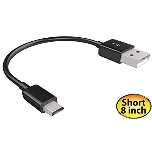 Short Micro-USB Cable for Samsung SM-J737 - 5A 480Mbps High Speed Charging Cable 2-Pack