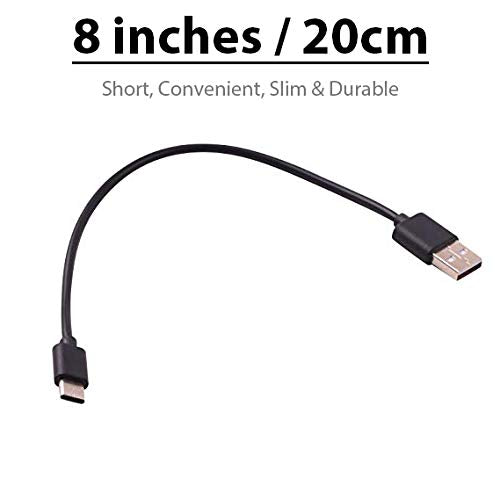 8Inch Usb Type-C Cable For Lg Stylo 4+ Also Fast Quick Charges Plus Data Transfe