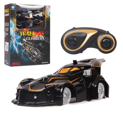 Remote control car stunt wall climbing car