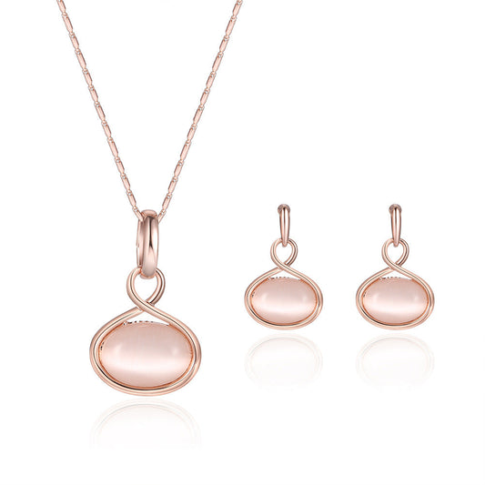 Conjunto de joyas de moda para bodas y fiestas nupciales