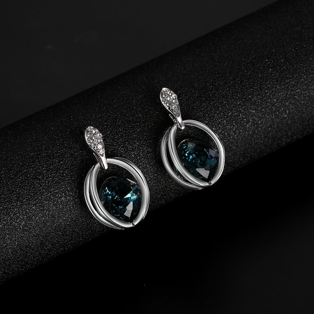 Juego de joyas de cristal