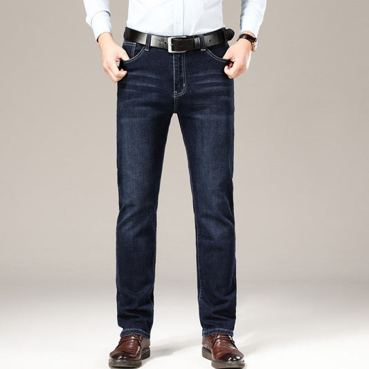 Pantalon homme décontracté, coupe droite ample, élastique, ajusté, style coréen, grande taille, tendance