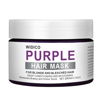 Purple Shampoo for Yellow Tone Removal – Brass Neutralizing Hair Care for Blonde, Silver & Gray Hair