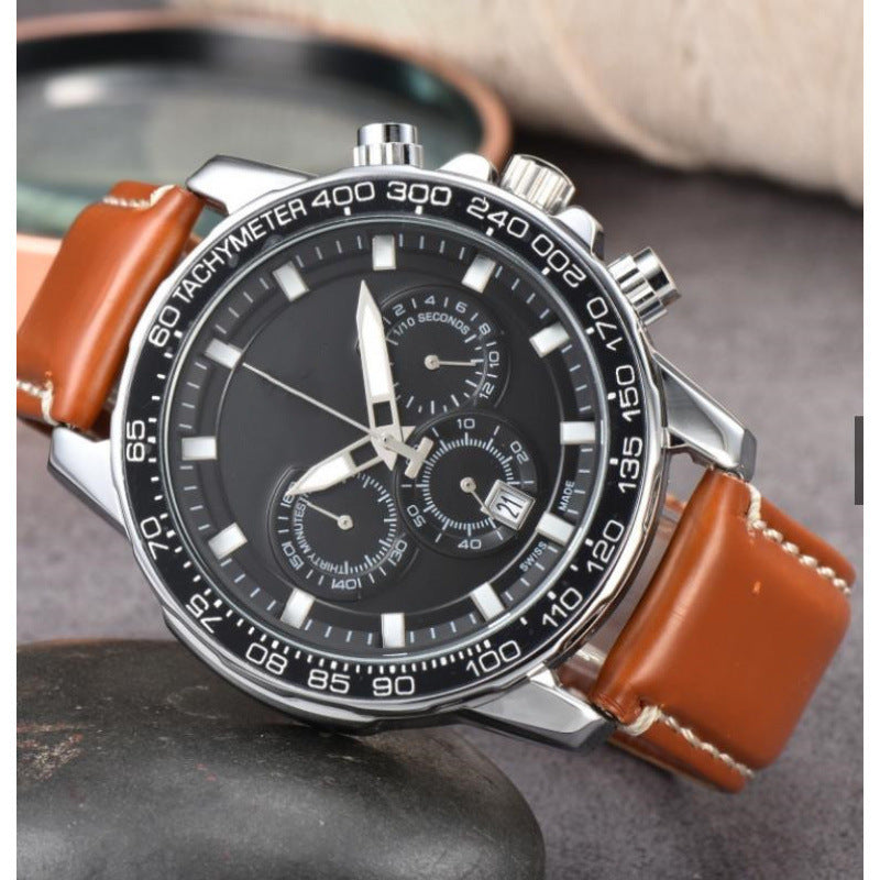 Men's Day Six-pin Full-function Quartz Watch