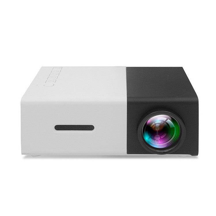 Proyector portátil 3D HD LED Cine en casa HDMI compatible con USB de audio Proyector YG300 Mini proyector
