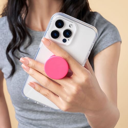 Phone Grip, Holder, Phone Stand - Neon Pink
