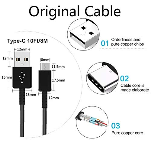 USB-C Cable for Samsung Galaxy A11 - Fast Quick Charge and Data Transfer Cable