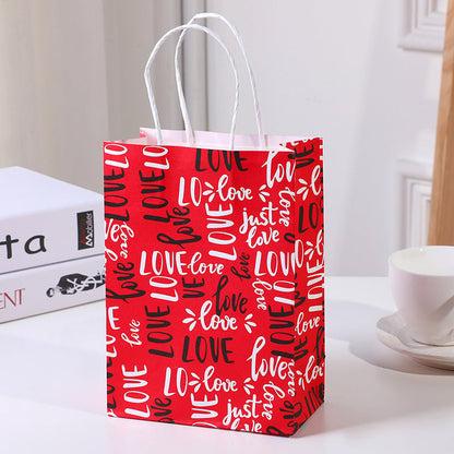 Valentine's Day Gift Bag Love Printing
