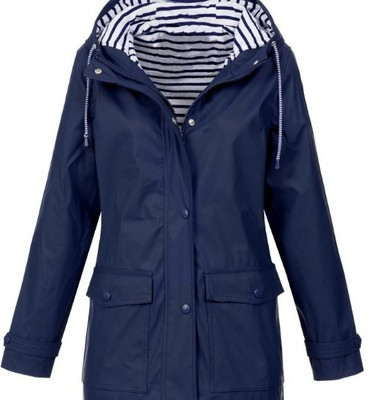 Blue Windbreaker Mountaineering Jacket – Cozy & Warm Interior, Lightweight All-Weather Protection