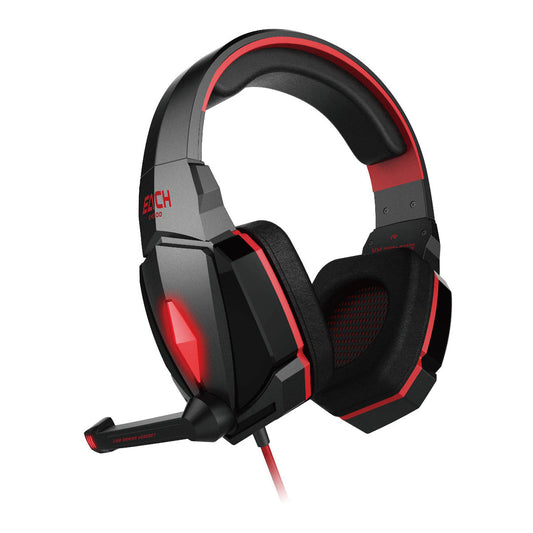 Microphone anti-bruit avec bandeau pour casque de jeu d'ordinateur monté sur la tête