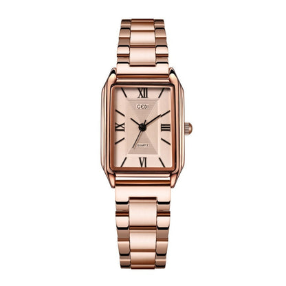 Classic Simple Square Watch – Affordable Luxury Steel Belt