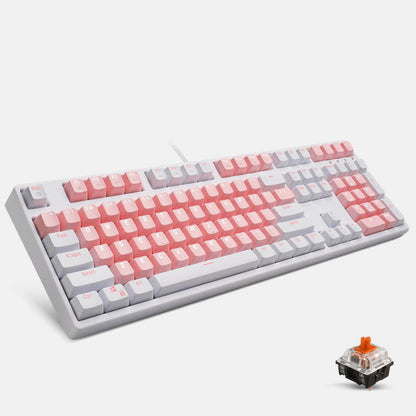 Teclado mecánico para computadora de escritorio Cute Girl