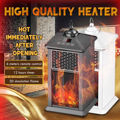 European 3D simulation flame electric fireplace
