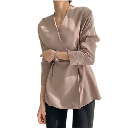 Women's V-Neck Knit Top