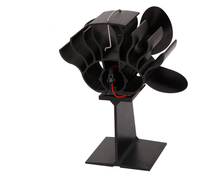 Ventilador silencioso termodinámico para chimenea termómetro para chimenea