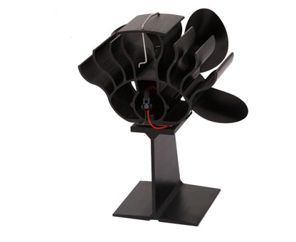 Ventilador silencioso termodinámico para chimenea termómetro para chimenea