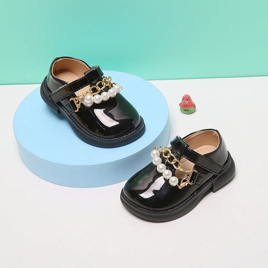 Chaussures pour enfants princesse à semelles souples, chaussures de bébé