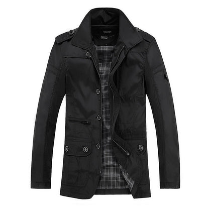Gabardina de hombre de talla grande