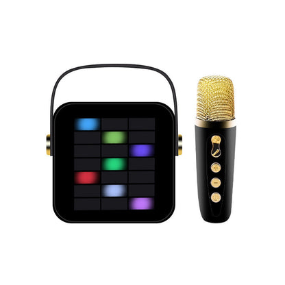Divisor de micrófono para cinturón portátil con altavoz Bluetooth