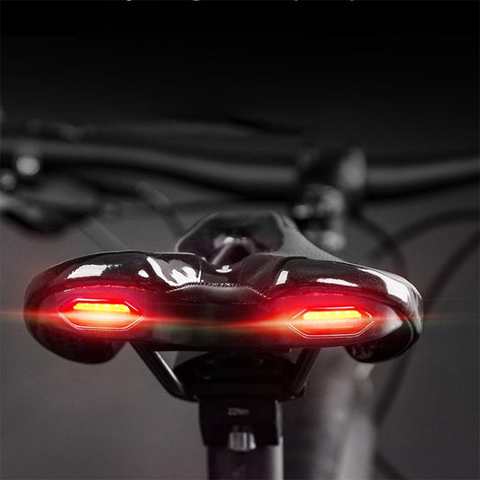 Sillín de bicicleta de carretera con absorción de impactos de silicona para equipos de ciclismo
