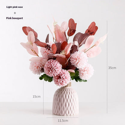 Light Luxury Ceramic Vase Decoration Living Room Bedroom Room Female Decoration