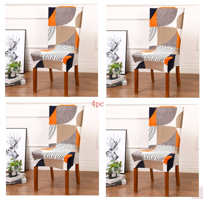 Funda de silla para el hogar, funda de silla de hotel, funda de silla para paquete, funda de silla elástica siamesa, funda de silla de oficina para ordenador