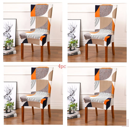 Funda de silla para el hogar, funda de silla de hotel, funda de silla para paquete, funda de silla elástica siamesa, funda de silla de oficina para ordenador