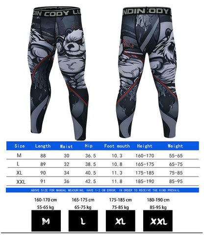 Men's Boxing  Fitness Compression Sportswear