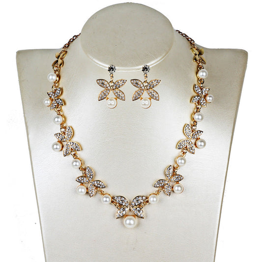 New Pearl Butterfly Necklace Jewelry