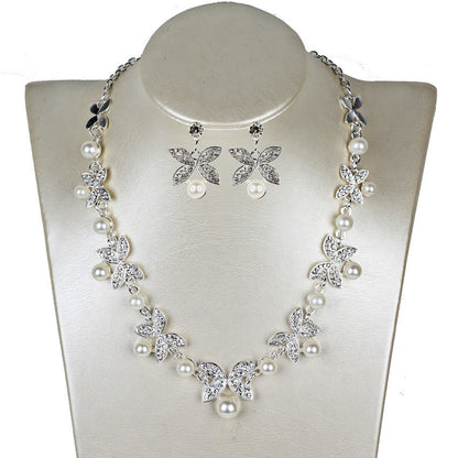 New Pearl Butterfly Necklace Jewelry