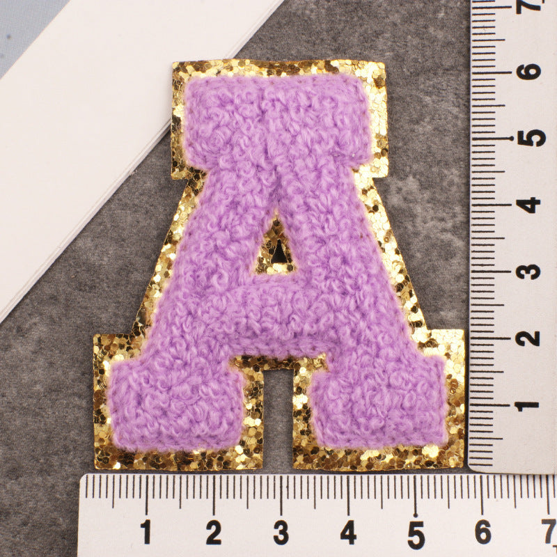 26 Patchs de Vêtements Brodés avec Lettres