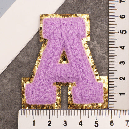 26 Patchs de Vêtements Brodés avec Lettres