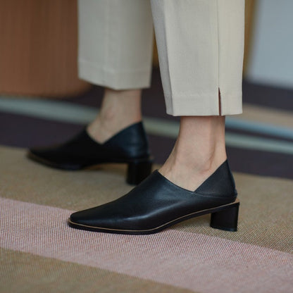 Fashion Soft Leather Special-shaped Shoes For Women