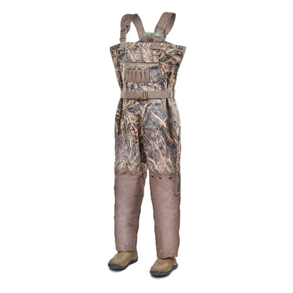 Gator Waders Men's Shield Insulated Chest Waders – Waterproof Breathable Hunting Waders with Mossy Oak Camo
